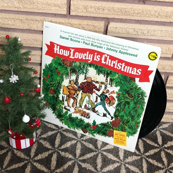 70's "How Lovely is Christmas" Record - Christmas Folk Tale Album - Bing Crosby - Picture 7 of 7